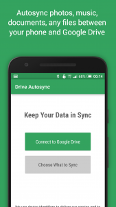 اسکرین شات برنامه Autosync for Google Drive 1