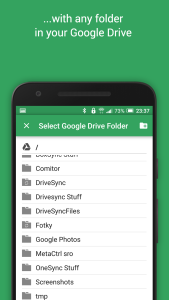 اسکرین شات 4 برنامه Autosync for Google Drive