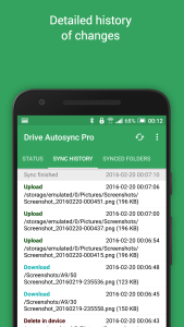اسکرین شات 7 برنامه Autosync for Google Drive