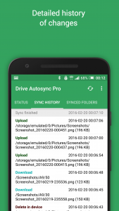 اسکرین شات برنامه Autosync for Google Drive 7