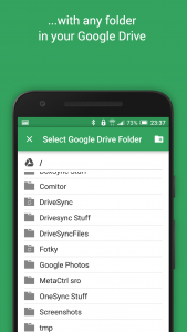 اسکرین شات برنامه Autosync for Google Drive 4