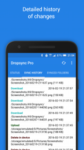 اسکرین شات 7 برنامه Dropsync: Autosync for Dropbox