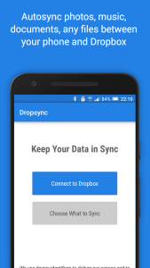 اسکرین شات 1 برنامه Dropsync: Autosync for Dropbox