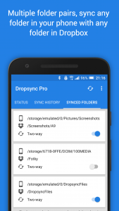 اسکرین شات برنامه Dropsync: Autosync for Dropbox 6