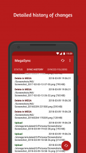 اسکرین شات برنامه Autosync for MEGA - MegaSync 7