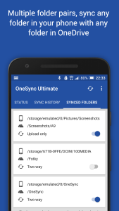 اسکرین شات 6 برنامه OneSync: Autosync for OneDrive