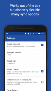 اسکرین شات 8 برنامه OneSync: Autosync for OneDrive