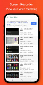 اسکرین شات برنامه Control Center Screen Recorder 3