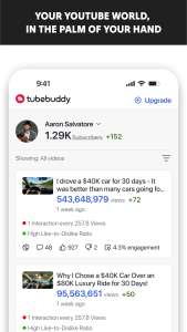 اسکرین شات 1 برنامه TubeBuddy