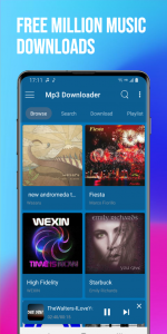 اسکرین شات برنامه Music Downloader - Mp3 music 1