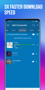 اسکرین شات برنامه Music Downloader - Mp3 music 2