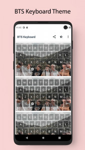 اسکرین شات برنامه BTS Keyboard Theme Offline 4