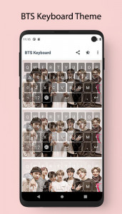 اسکرین شات برنامه BTS Keyboard Theme Offline 3