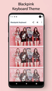 اسکرین شات برنامه Blackpink Keyboard Theme BLINK 4