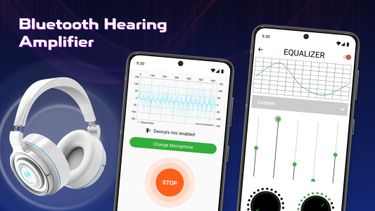 اسکرین شات 1 برنامه Bluetooth Hearing Amplifier