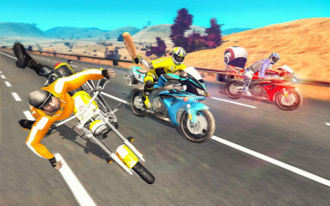 اسکرین شات بازی Bike Attack Race : Highway Tricky Stunt Rider 4