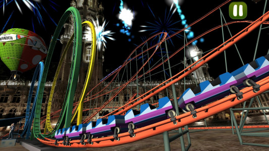 اسکرین شات بازی Roller Coaster Park: Fun Games 1