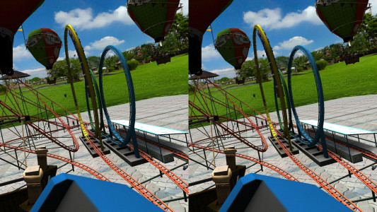 اسکرین شات بازی Roller Coaster Park: Fun Games 3