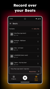 اسکرین شات 3 برنامه Tune Me: Vocal Studio