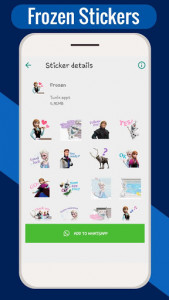 اسکرین شات برنامه Anime Stickers for WhatsApp : New WASticker Apps 5