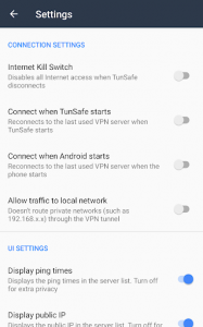 اسکرین شات 3 برنامه TunSafe VPN