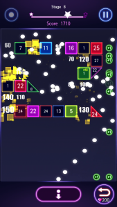 اسکرین شات 6 بازی Bricks Breaker Hit - Glow Ball