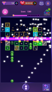 اسکرین شات بازی Neon Bricks Master 7