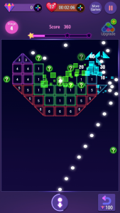 اسکرین شات 5 بازی Neon Bricks Master