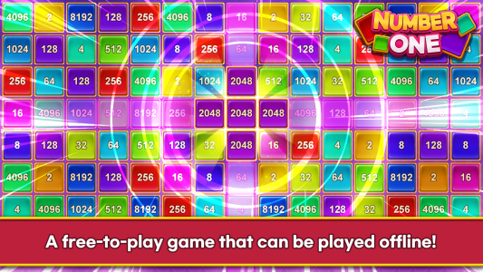 اسکرین شات 1 بازی Number One - 2048 Merge Game