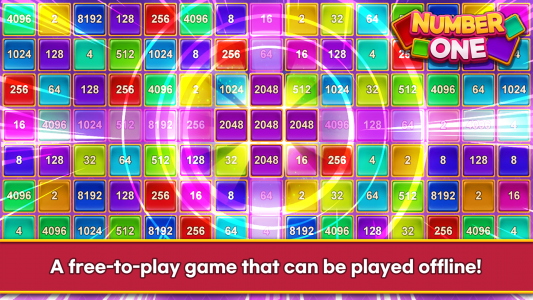 اسکرین شات بازی Number One - 2048 Merge Game 1