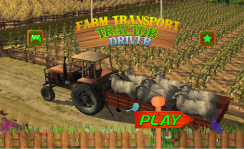 اسکرین شات بازی Farm Transport Tractor Driver 7