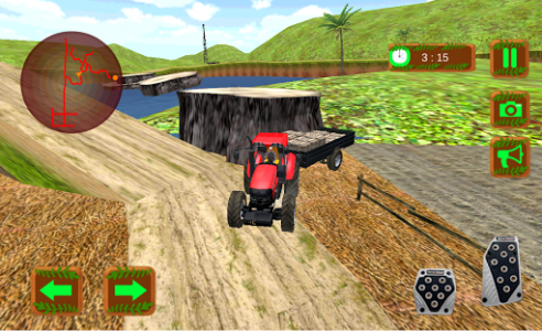 اسکرین شات بازی Farm Transport Tractor Driver 4