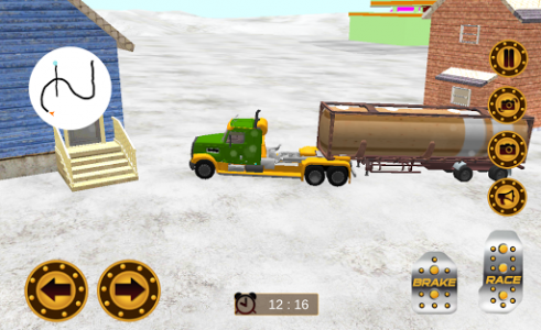 اسکرین شات بازی Snow Offroad Truck Transport 6