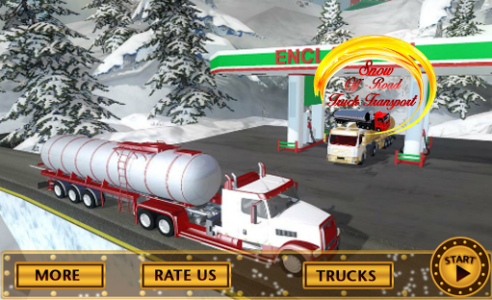 اسکرین شات بازی Snow Offroad Truck Transport 8