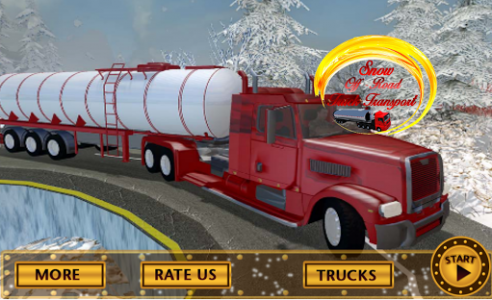 اسکرین شات بازی Snow Offroad Truck Transport 3