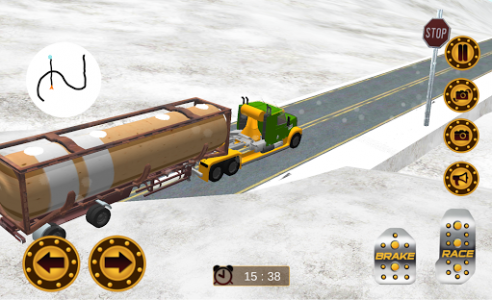 اسکرین شات بازی Snow Offroad Truck Transport 2