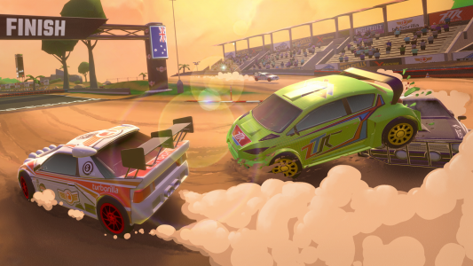 اسکرین شات بازی Mad Skills Rallycross: Drift! 1