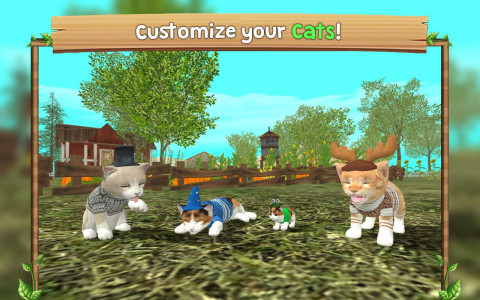 اسکرین شات 5 بازی Cat Sim Online: Play with Cats