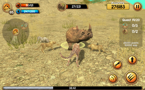 اسکرین شات بازی Wild Cheetah Sim 3D 2