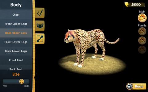 اسکرین شات بازی Wild Cheetah Sim 3D 7