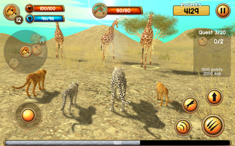اسکرین شات بازی Wild Cheetah Sim 3D 8