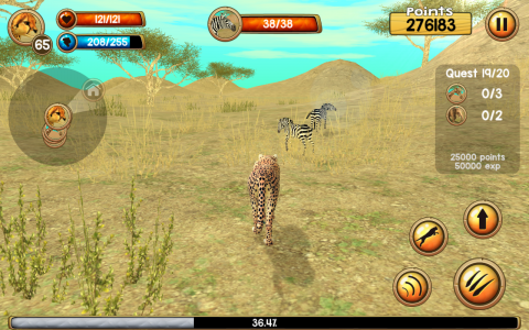 اسکرین شات بازی Wild Cheetah Sim 3D 4