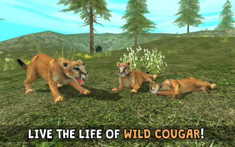 اسکرین شات بازی Wild Cougar Sim 3D 1