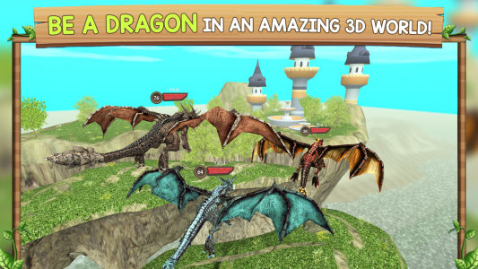 اسکرین شات بازی Dragon Sim Online: Be A Dragon 1