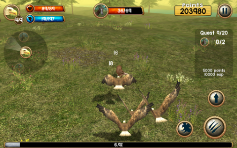 اسکرین شات بازی Wild Eagle Sim 3D 7