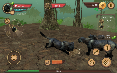 اسکرین شات بازی Wild Panther Sim 3D 7