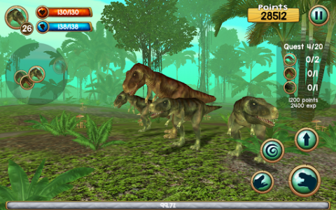 اسکرین شات بازی Tyrannosaurus Rex Sim 3D 2