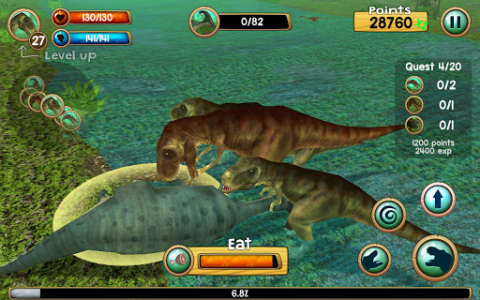 اسکرین شات بازی Tyrannosaurus Rex Sim 3D 5