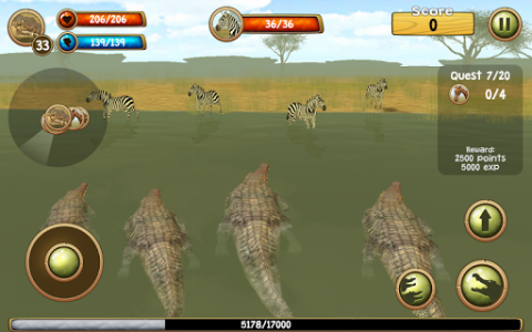 اسکرین شات بازی Wild Crocodile Simulator 3D 2