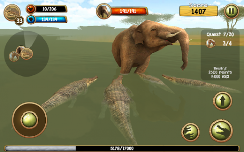 اسکرین شات بازی Wild Crocodile Simulator 3D 4
